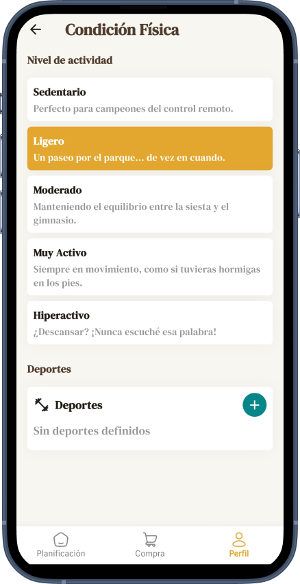 Configuraci贸n de preferencias