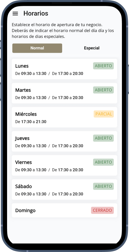 Proceso de reserva